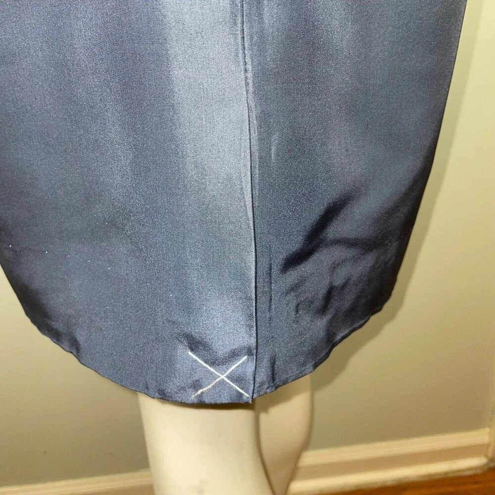 NWT J Crew Alexia Strapless Silk A Line Pebble Blue Dress New Cocktail Formal 2